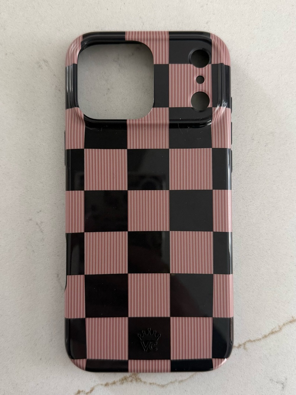 Velvet Caviar Mocha Checkered MagSafe iPhone 17 Pro Max Case